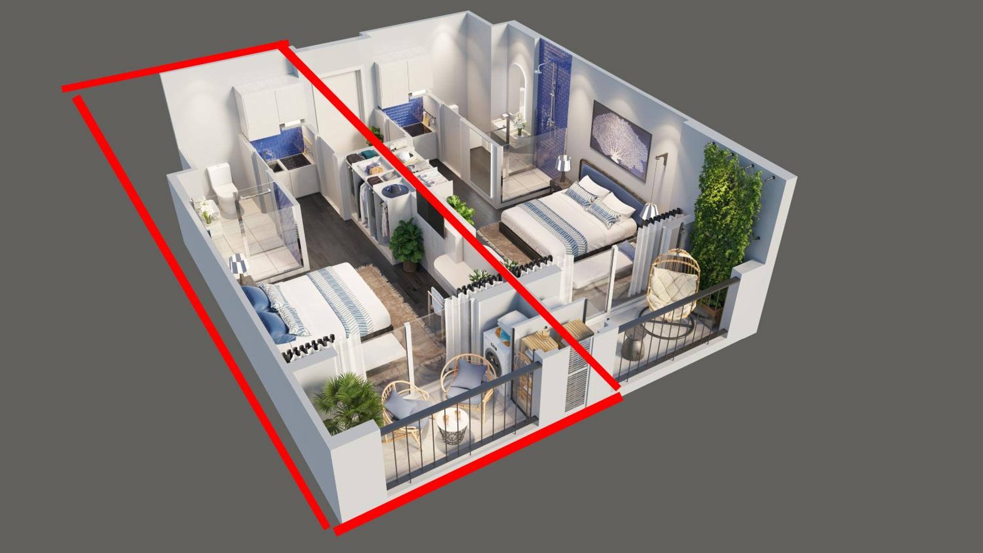 דואונג דונג P.H.O Apartment מראה חיצוני תמונה